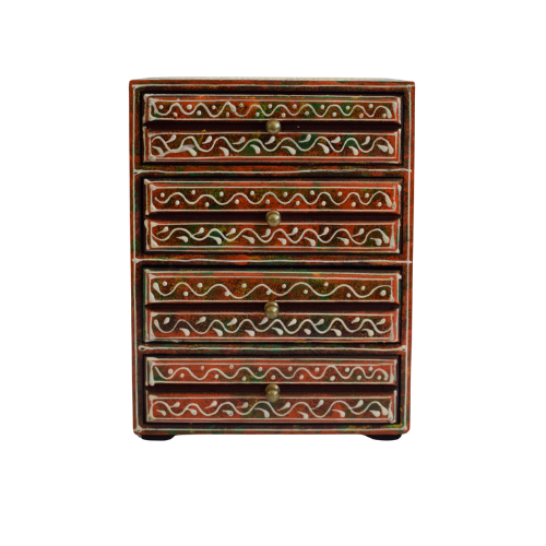 Cajonera Esmeralda Carmesí 4 Cajones