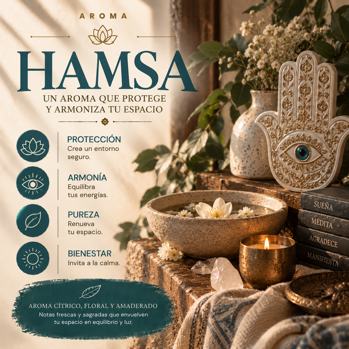 Incienso Hamsa