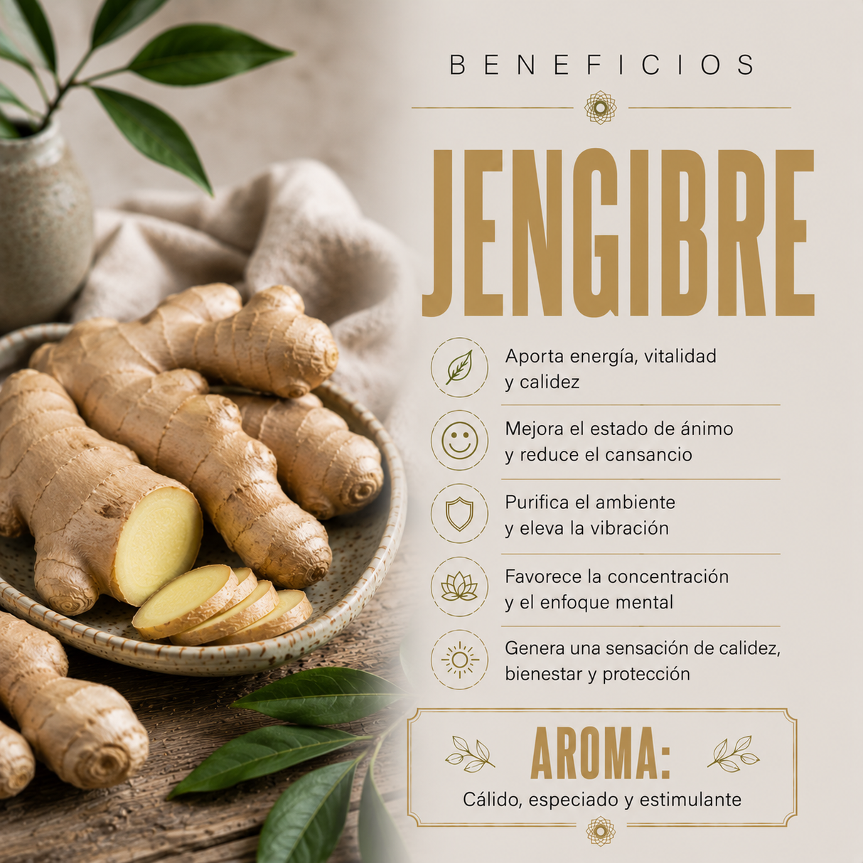 Aceite Esencial Jengibre