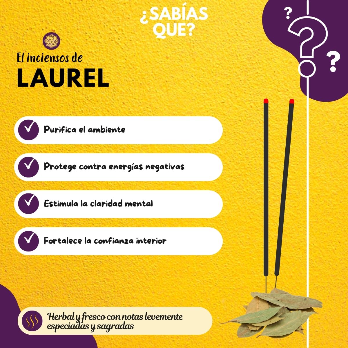 Incienso Jumbo Laurel