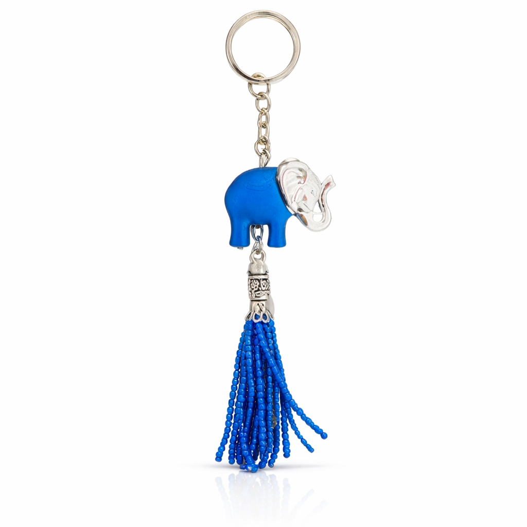 Llavero Elefante Azul