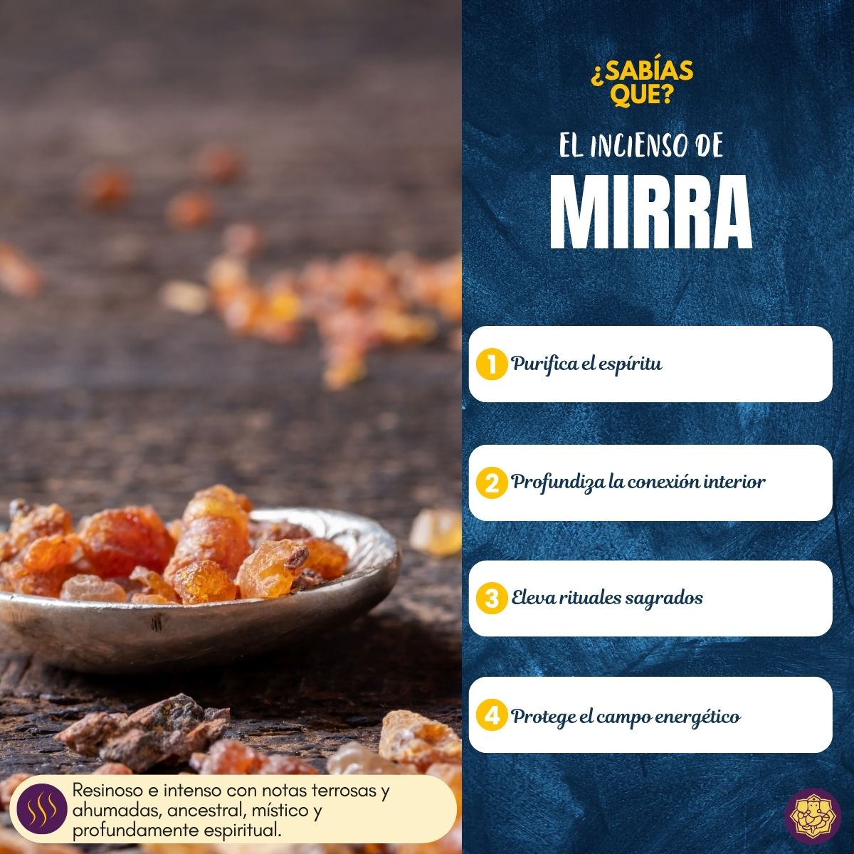 Incienso Cascada Mirra 120 conos