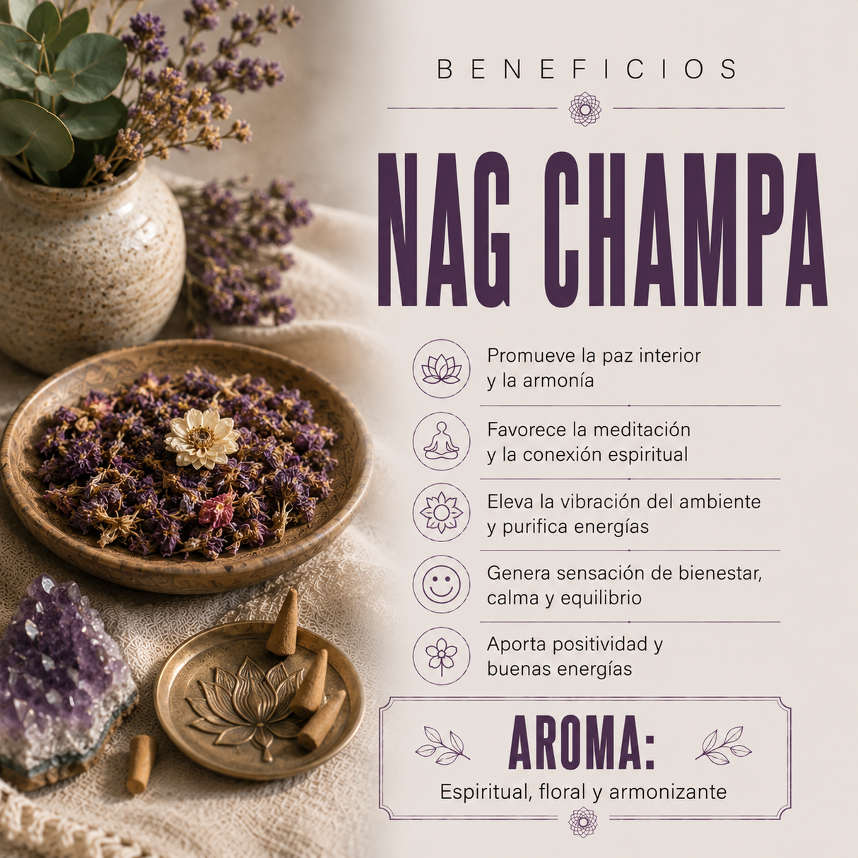 Incienso Nag Champa Azul