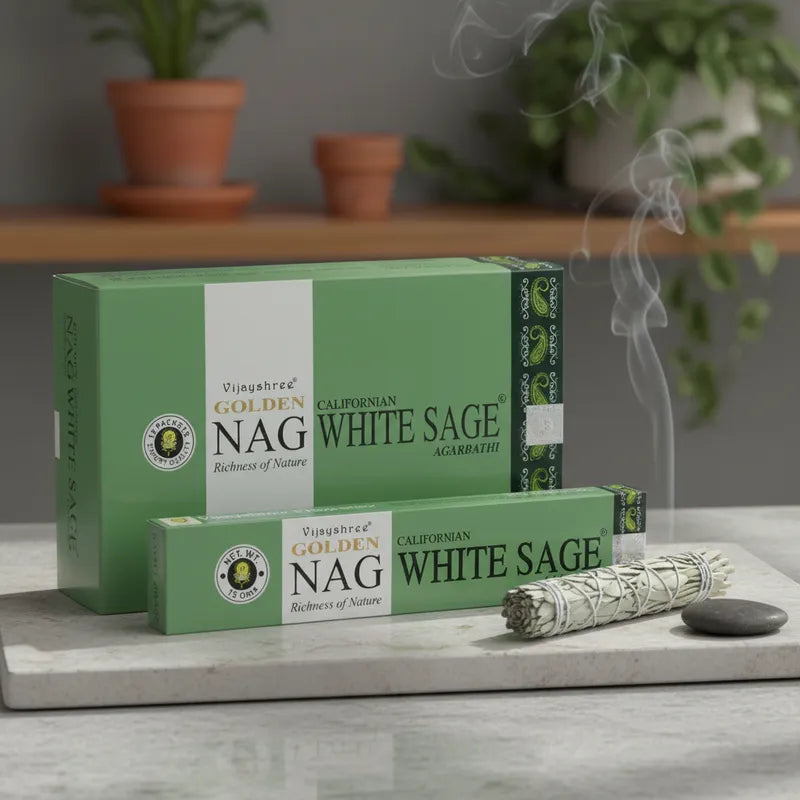Incienso Golden Nag Salvia Blanca