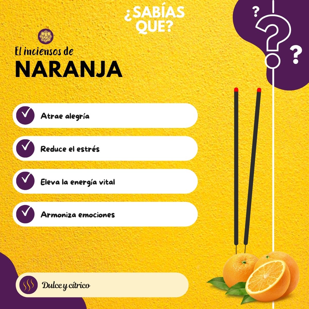 Incienso Jumbo Naranja