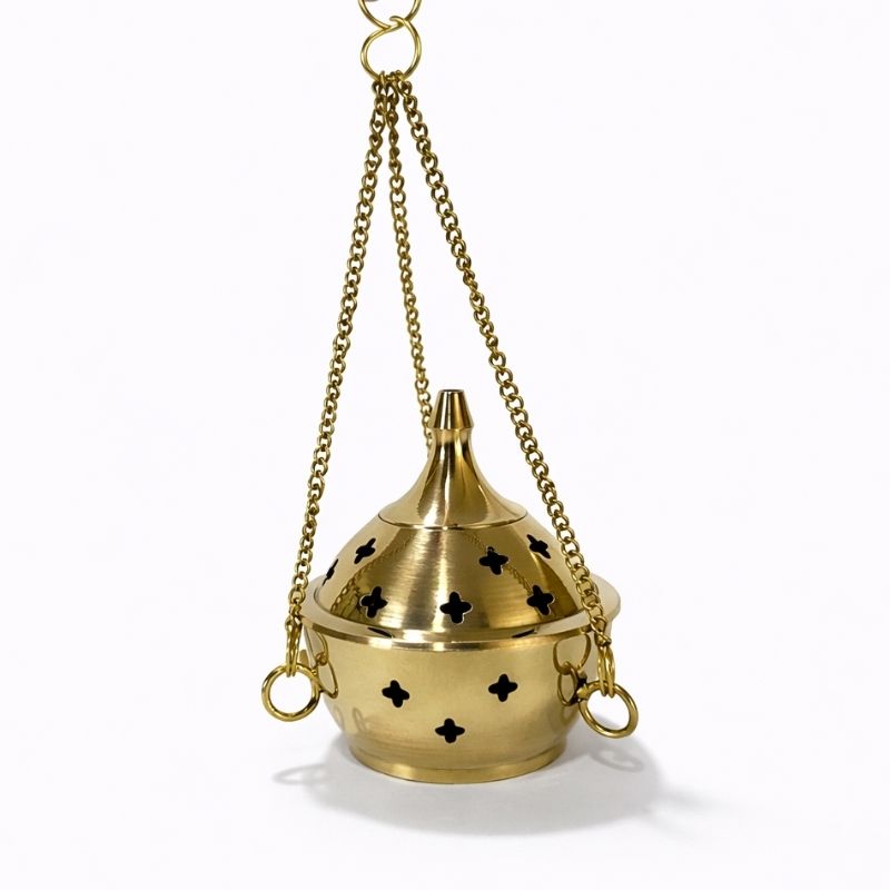 Quemador de Resina Colgante Estrella Dorada