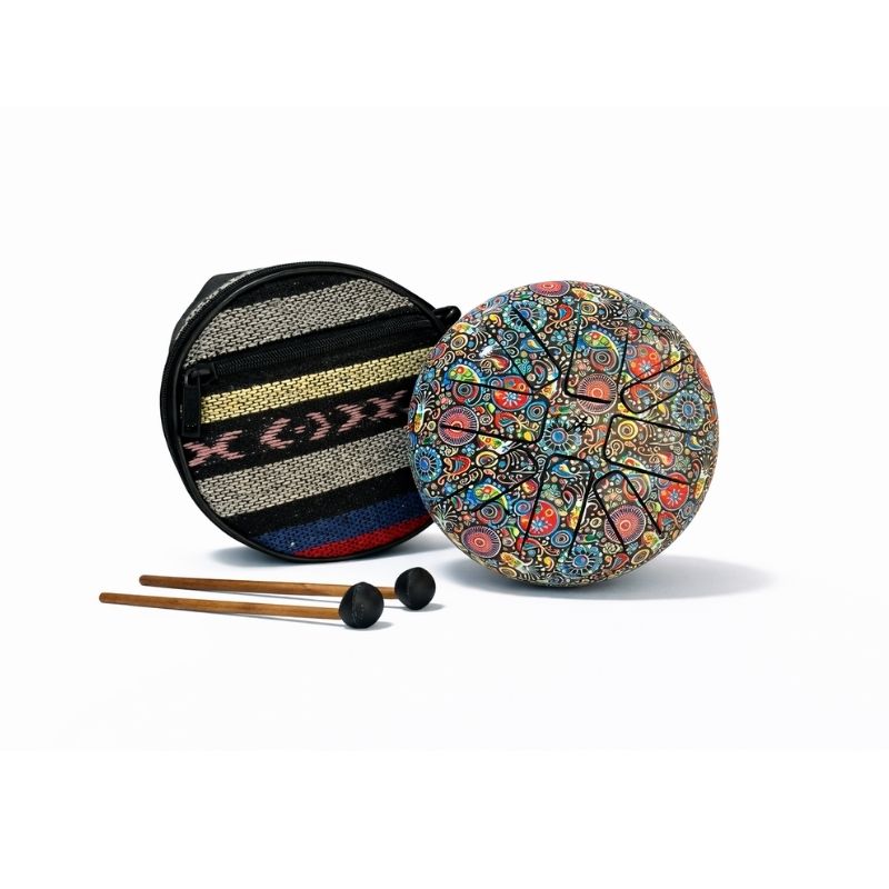 Hand Drum Tambor - Happy Mandalas Chico