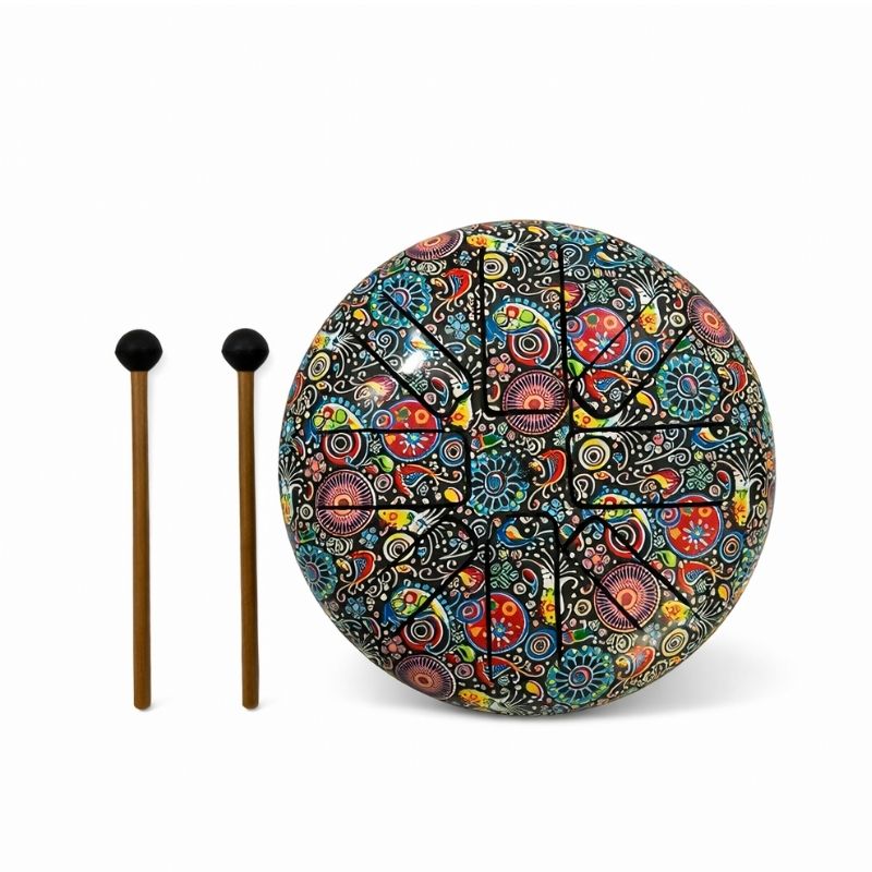 Hand Drum Tambor - Happy Mandalas Chico