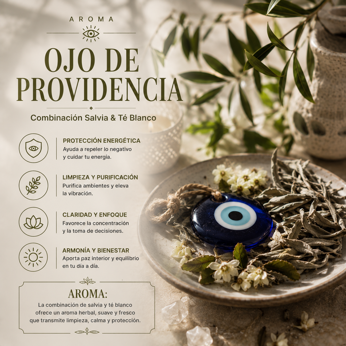 Set Incienso Ojo de Providencia