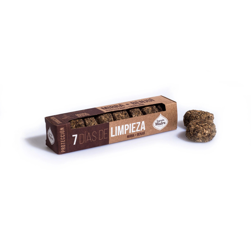 Pastillas 7 Dias de Limpieza Mirra y Benjui