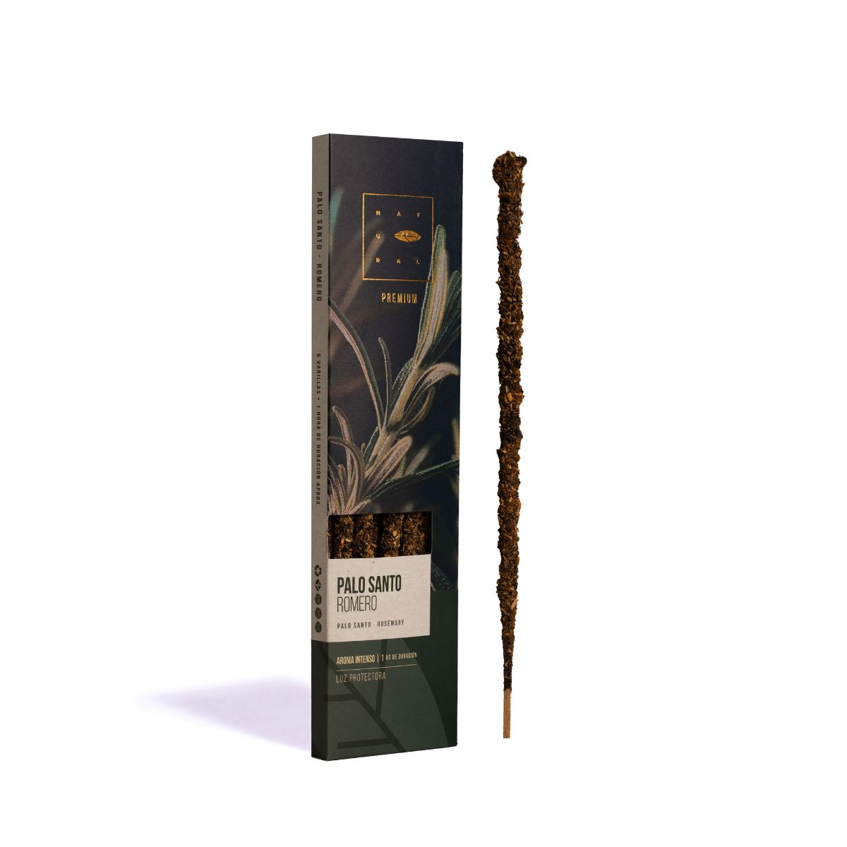 Sahumerio Palo Santo Romero Natural Premium
