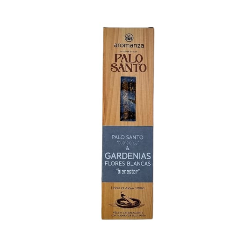 Palo Santo Buena Onda de Gardenia y Flores Blancas