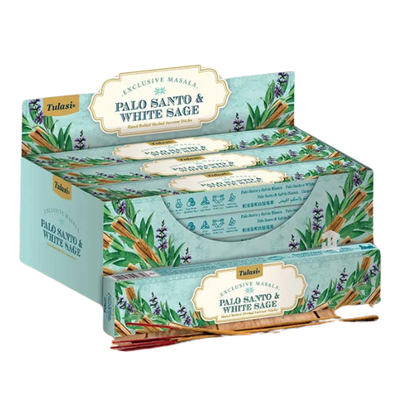 Incienso Palo Santo y Salvia Blanca