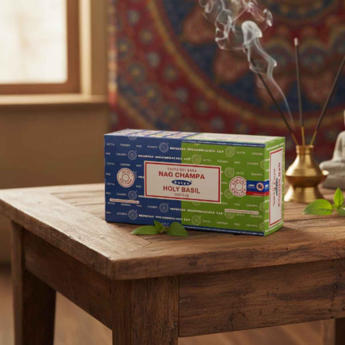 Incienso Duo Nag Champa y Holy Basil