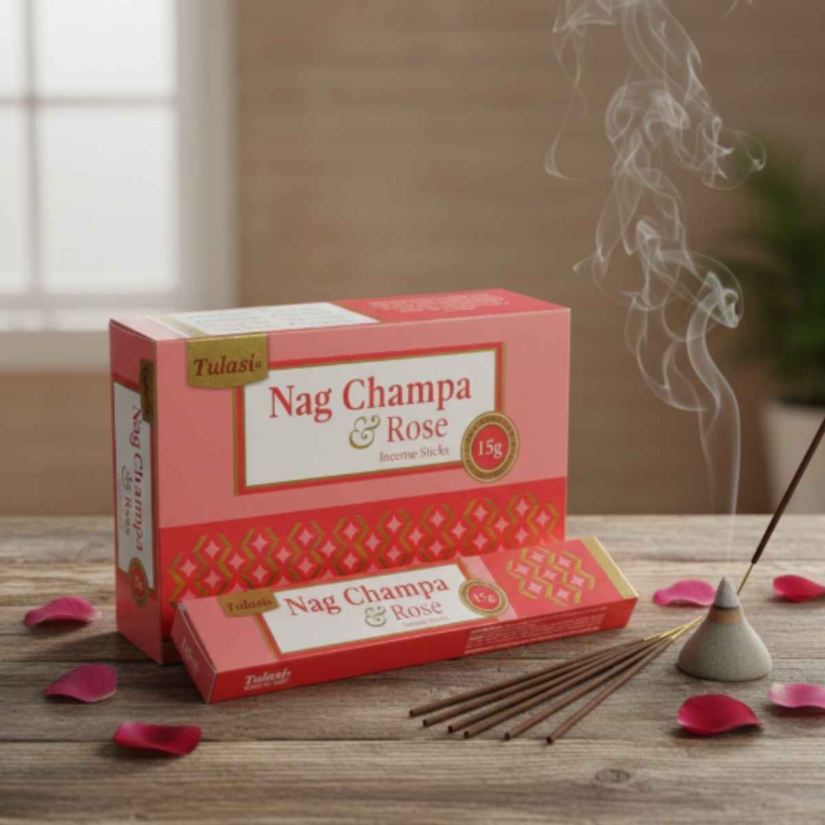 Incienso Nag Champa Rosa