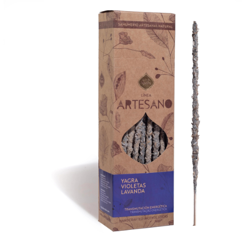 Sahumerio Artesano Yagra, Violetas y Lavanda