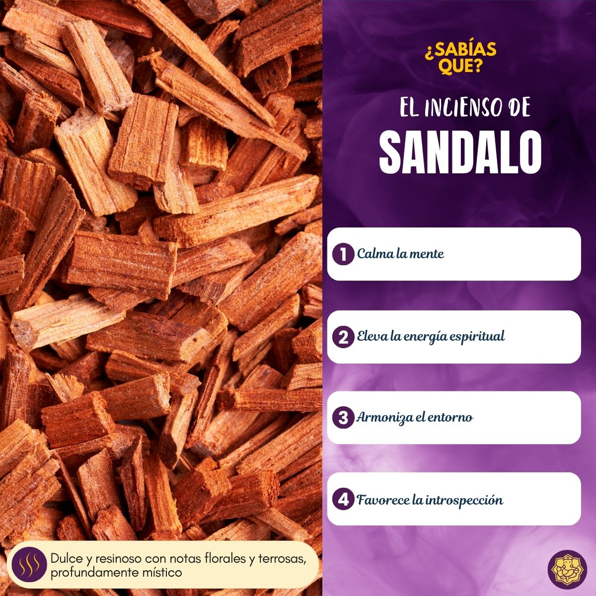 Incienso Cascada Nature's Sandalwood 24 conos