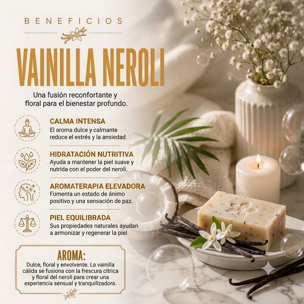 Jabón Aromático Bienestar Vainilla Neroli 150 Gr