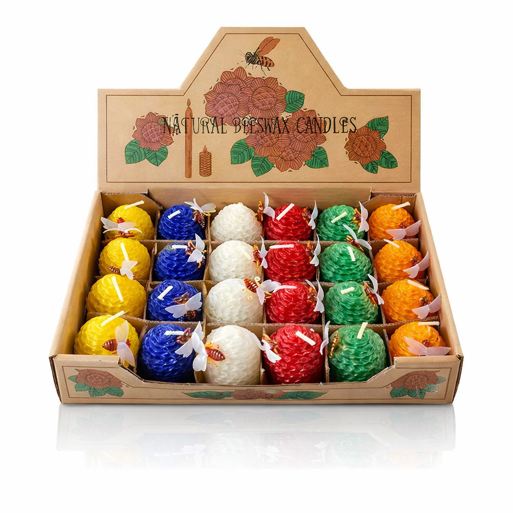 Pack 24 Velas Cera de Abejas