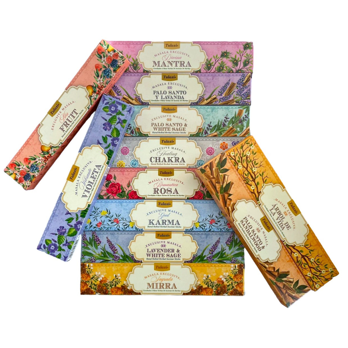 Pack de 12 Inciensos Tulasi Massala