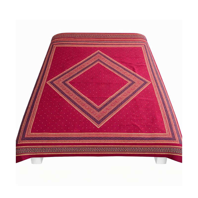 Cubrecama 2 Plazas Burdeo Tribal