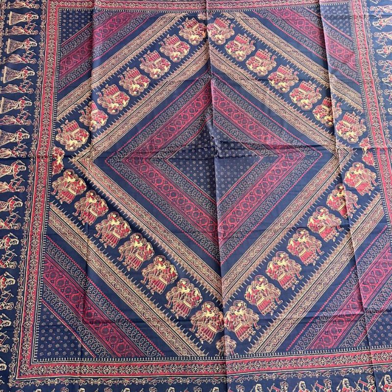 Cubrecama 2 Plazas Azul Danza Real