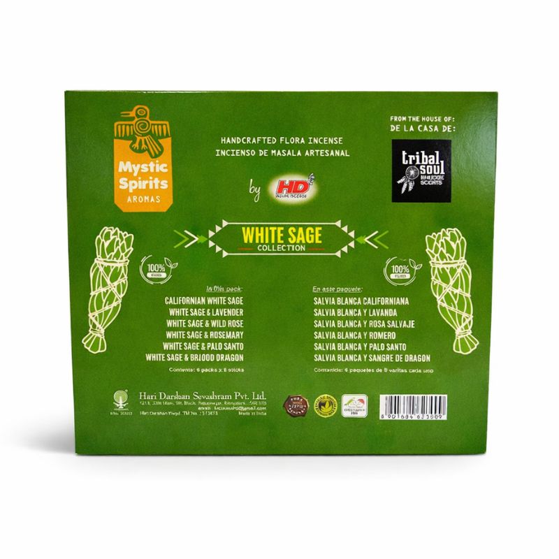 Pack Incienso Mystic Spirits Salvia Blanca