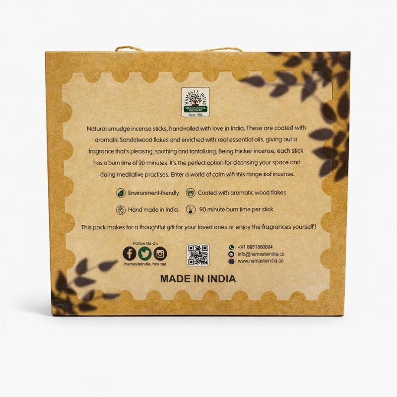 Pack Incienso Namaste India Orgánico Natural