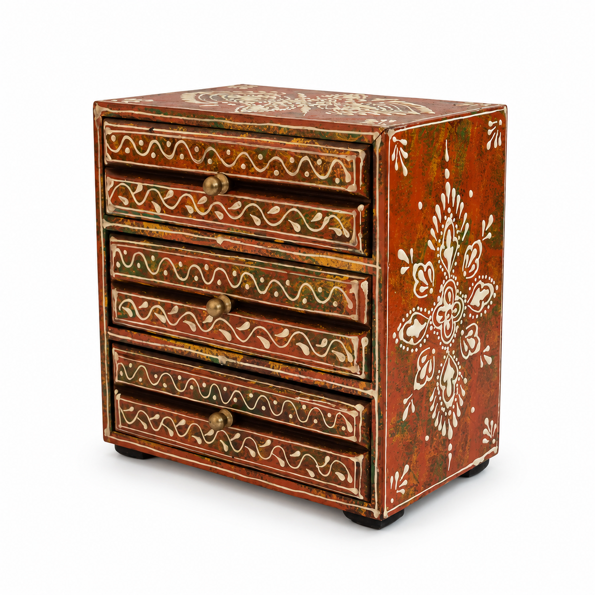 Cajonera Esmeralda Carmesí 3 Cajones