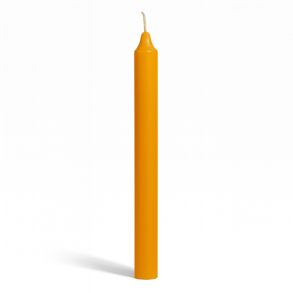 Vela Lisa Naranja 10 u.