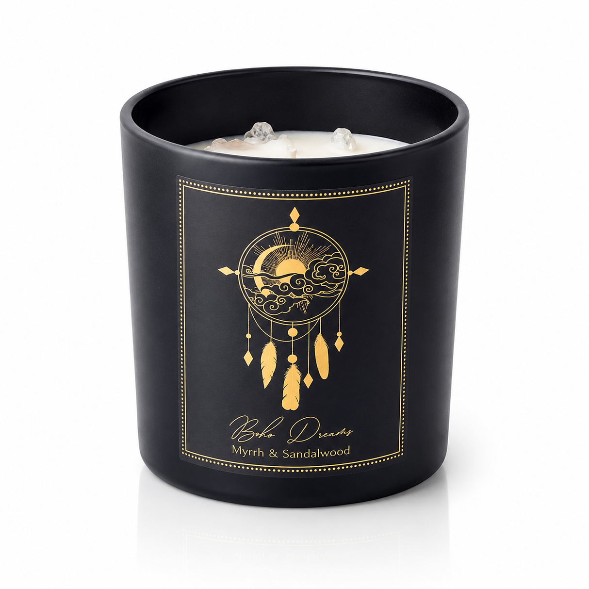 Vela Sueños Bohemios con Piedras 120g