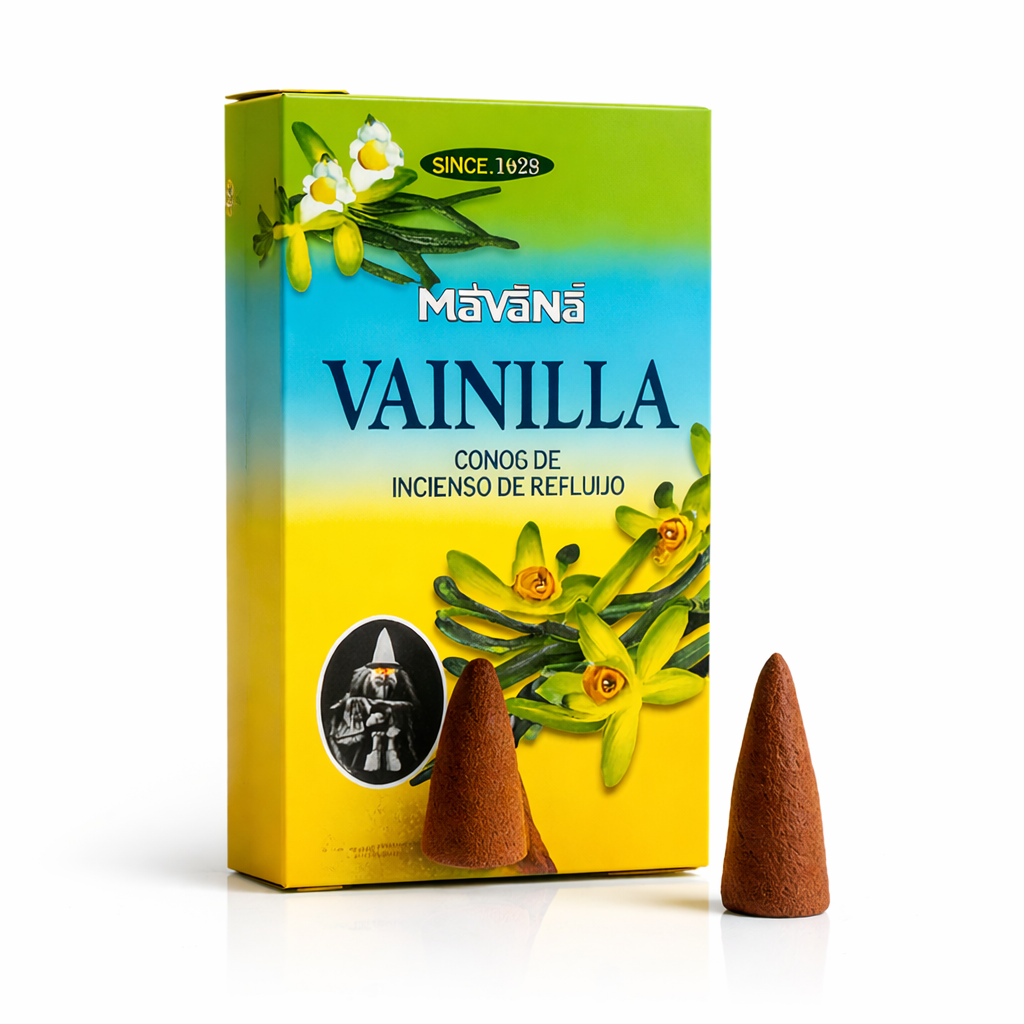 Incienso Cascada Vainilla 120 conos