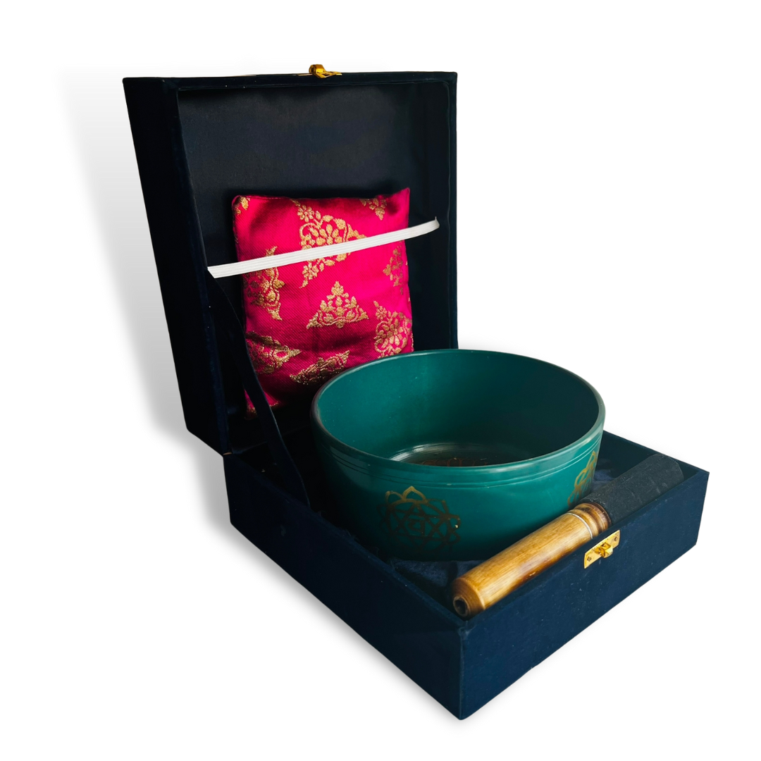 Box Cuenco Tibetano Verde YAM 18cm