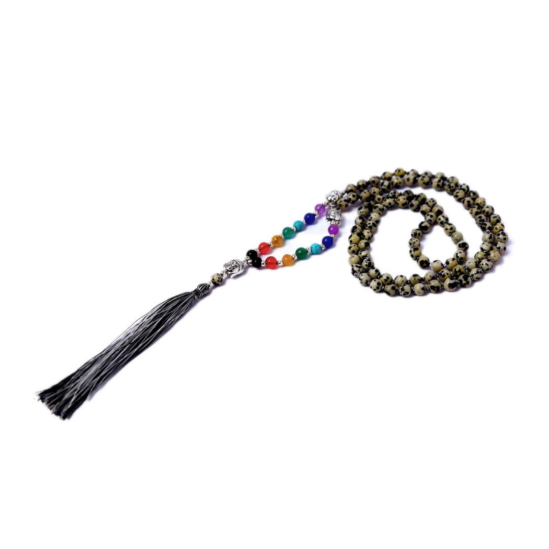 Japa Mala Buda Jaspe Damalta 6mm