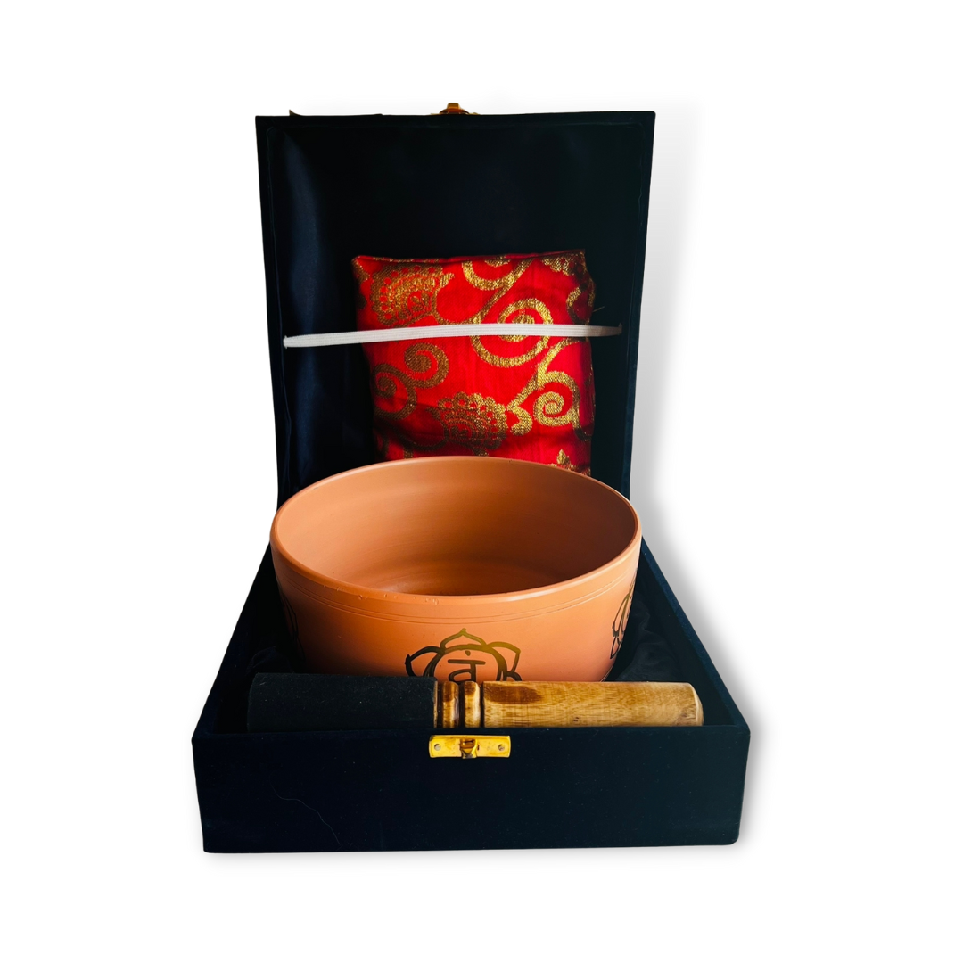 Cuenco Tibetano Naranja VAM 18 cm
