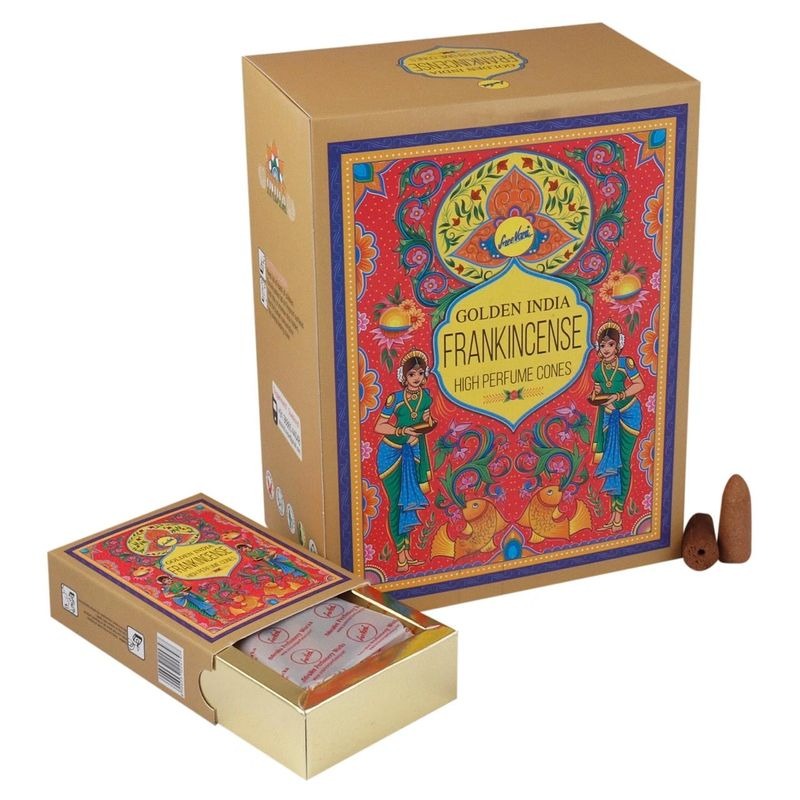 Incienso Cascada Golden Indian Frankincense 10 conos