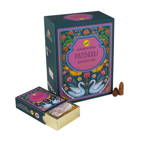 Incienso Cascada Golden Indian Patchouli 10 conos