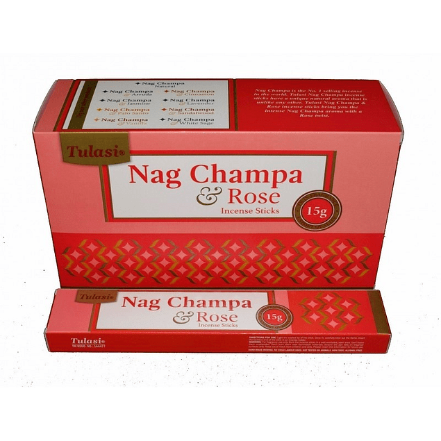 Incienso Nag Champa Rosa