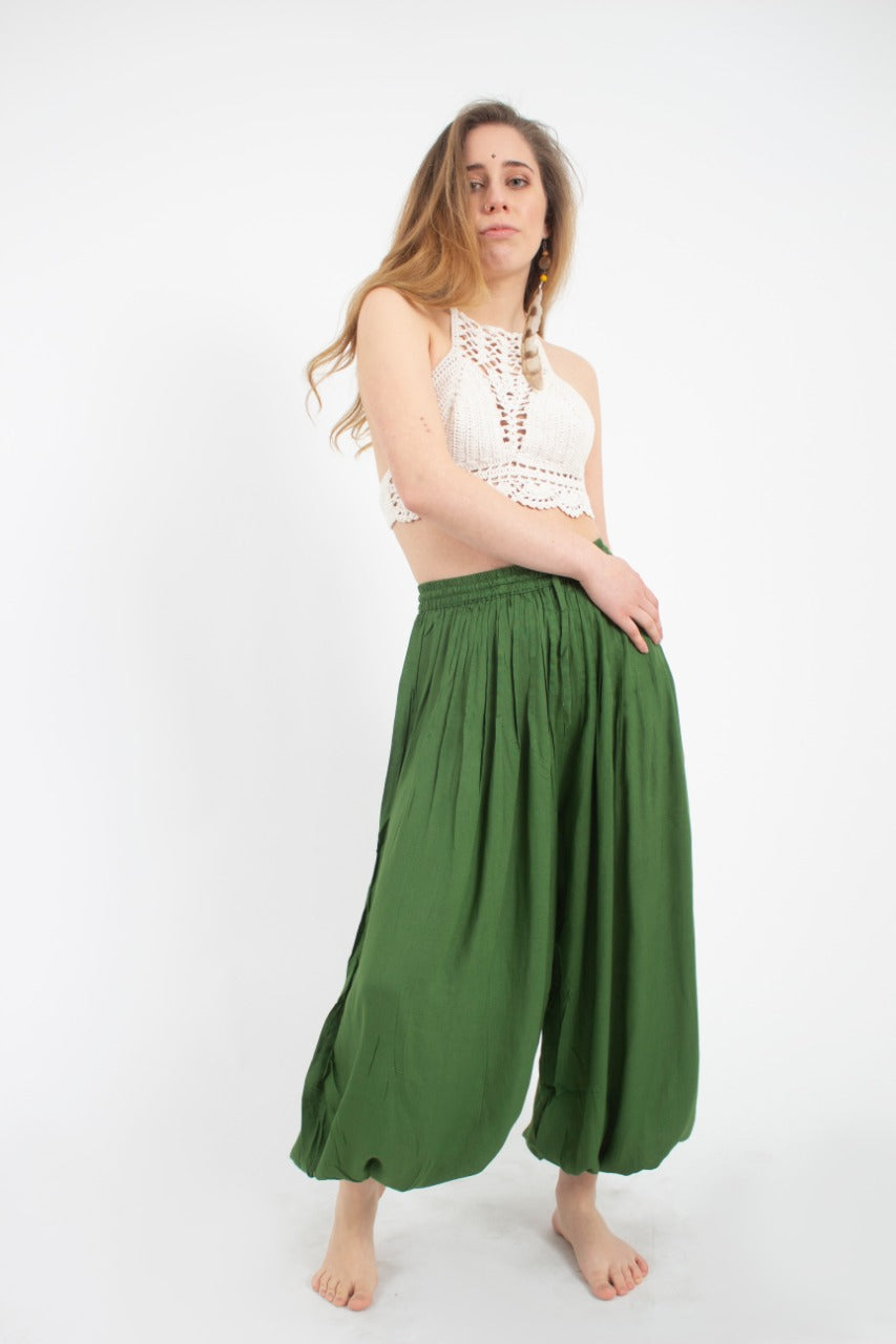 Pantalon Bombacho Verde