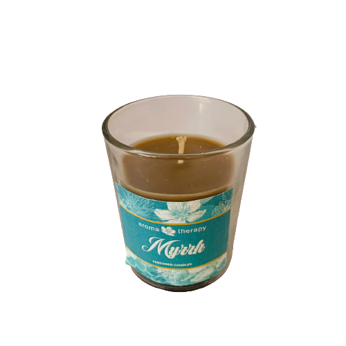 Vela en Vaso Mirra