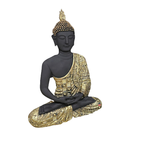 Buda Colgante Siddhartha Gold&Black