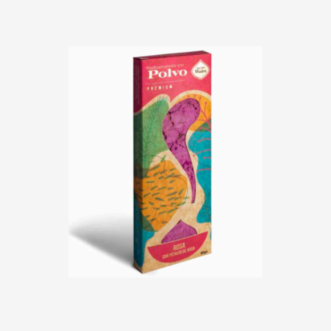 Sahumerio en Polvo Rosa con Pétalos