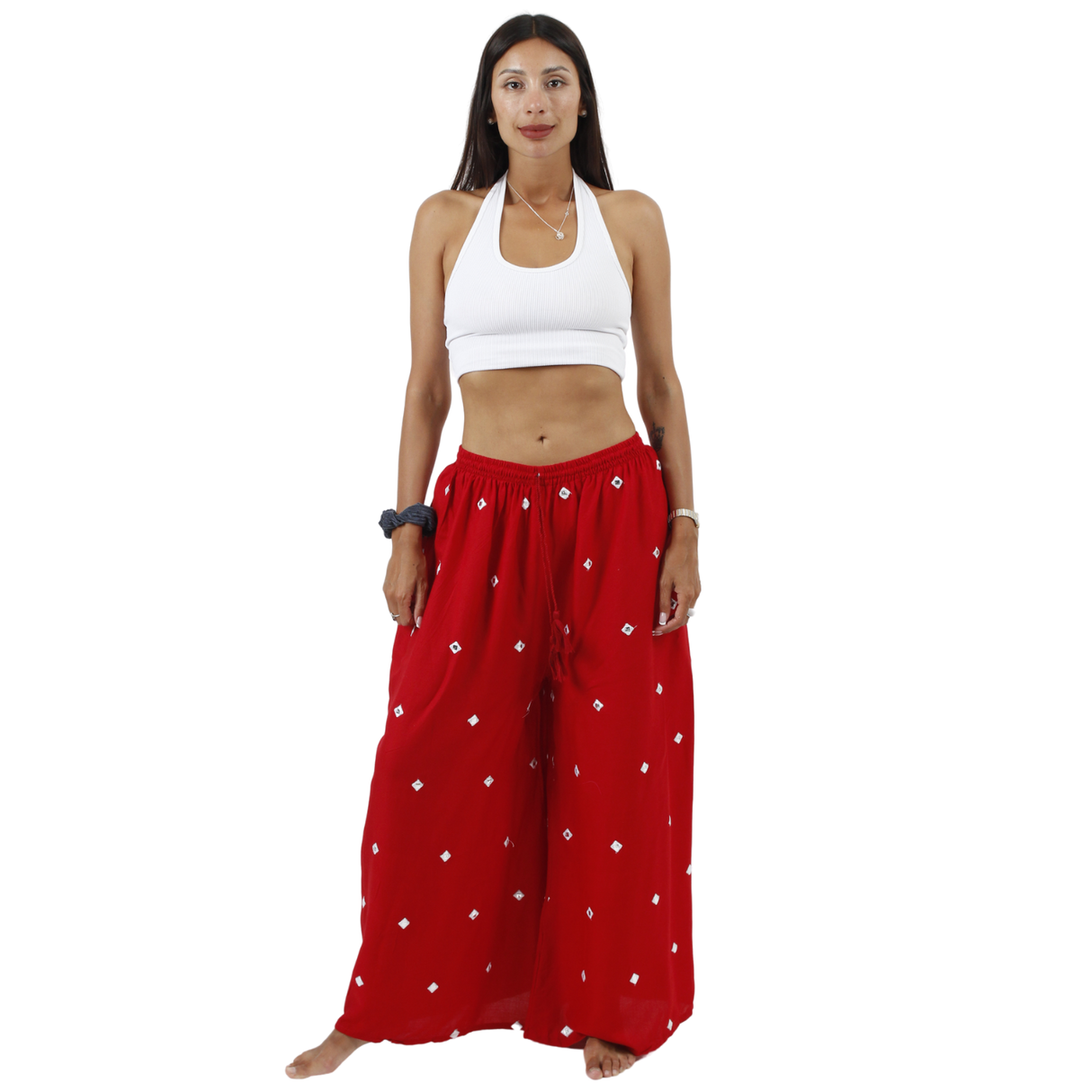 Pantalon Palazzo Anala Rojo