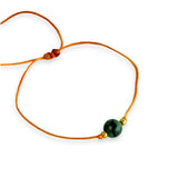 Pulsera de Hilo Ajustable con Piedra Preciosa