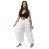 Pantalon Bombacho Blanco