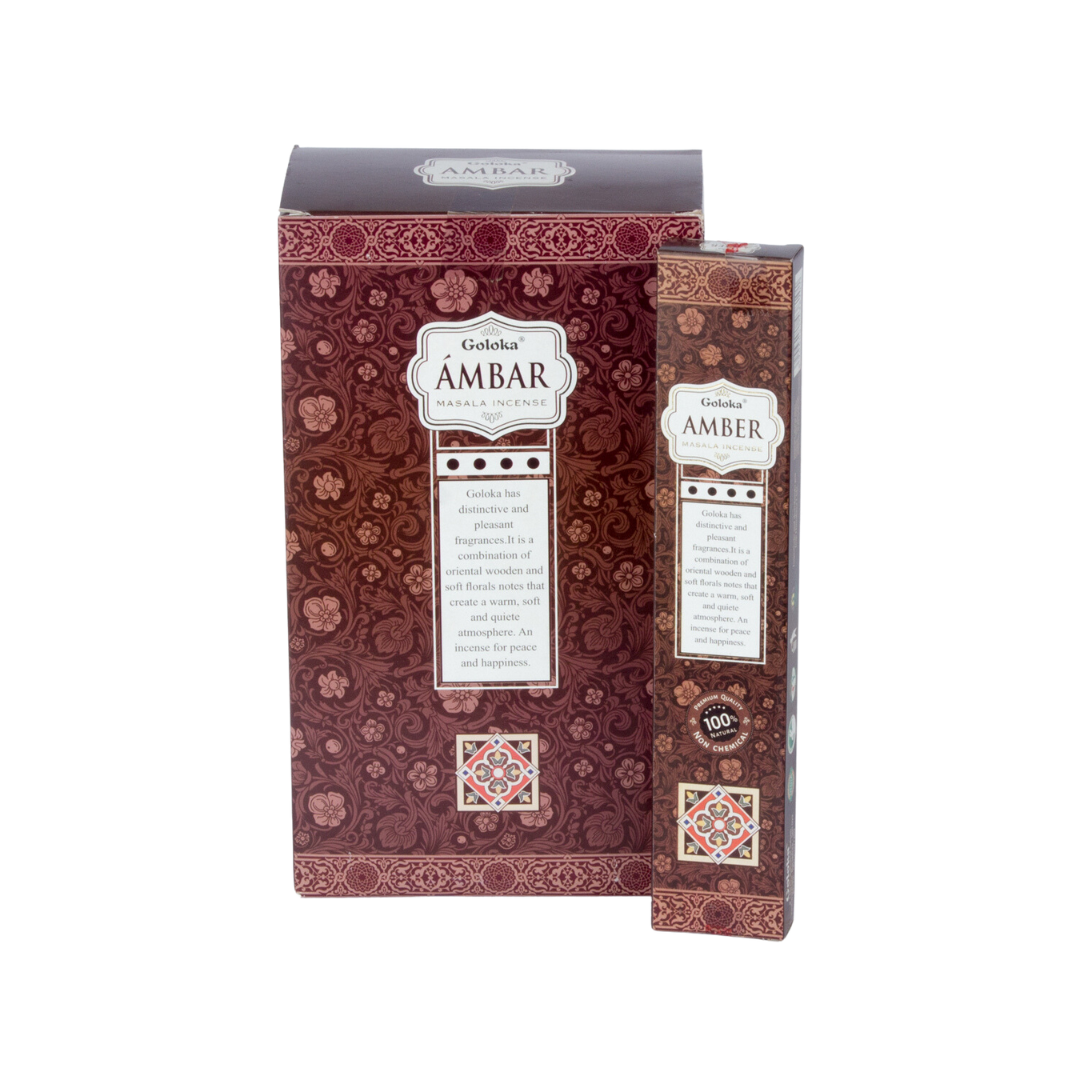 Incienso Natural Ambar Fit - Goloka