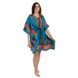 Blusa/Vestido Kaftan Naya Turquesa