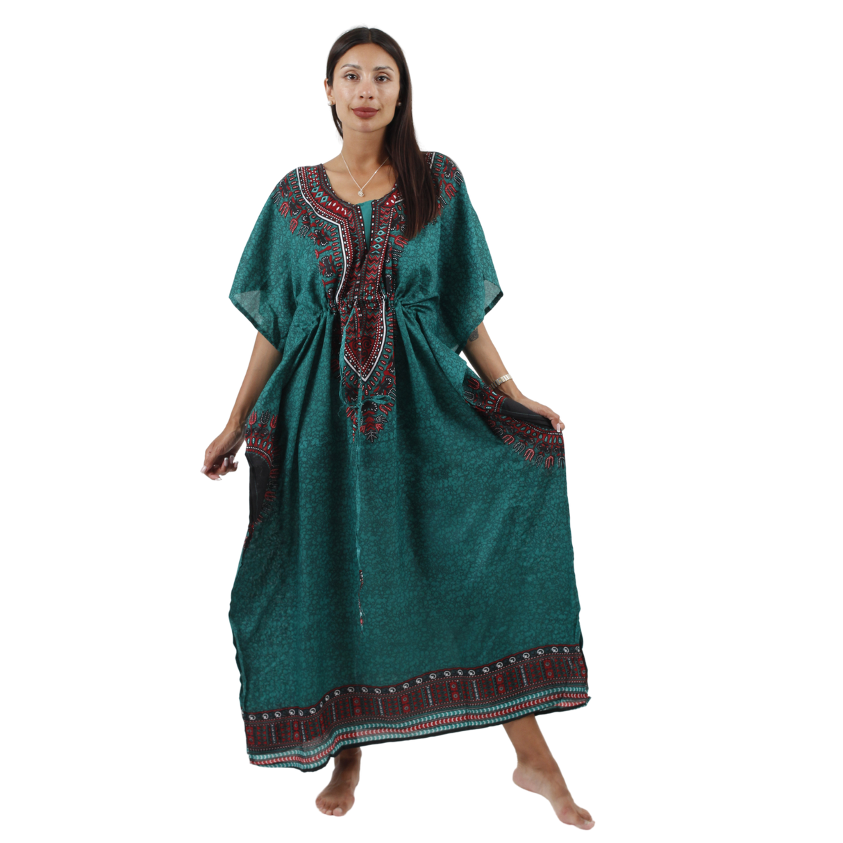 Vestido Kaftan Elina Verde