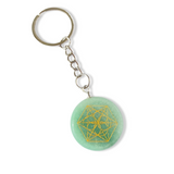 Llavero Piedra Jade - Mandala