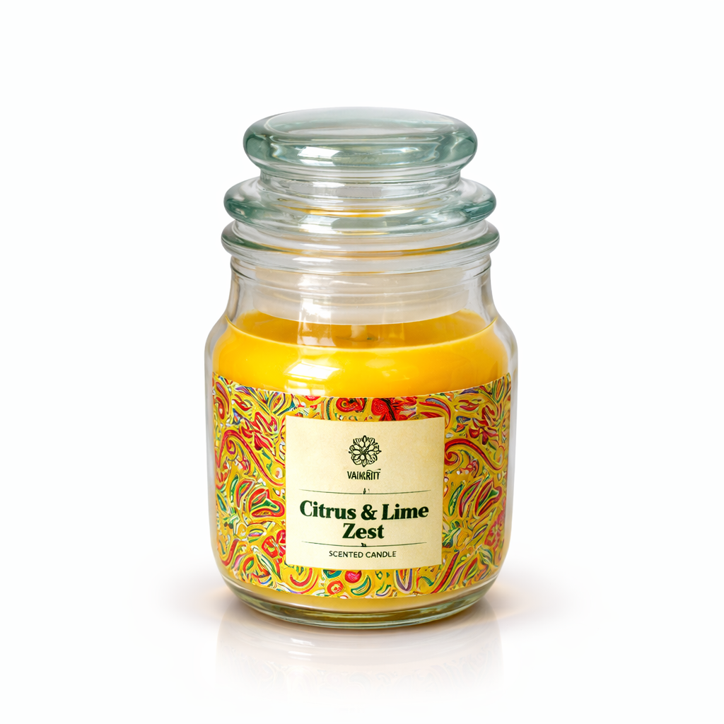 Vela Tapa Vidrio - Citrus & Lime Zest